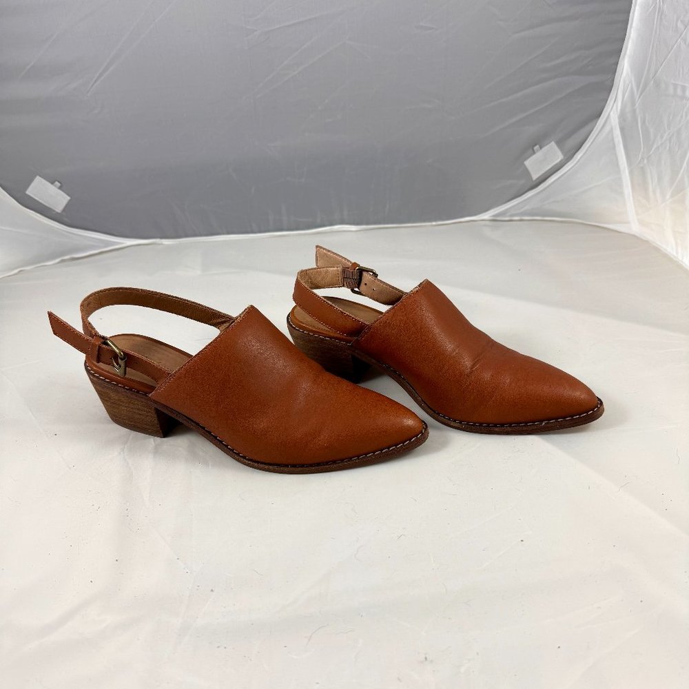 Madewell Jess Slingback Mule - Brown - Size 7.5